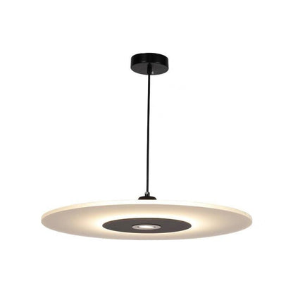 Contemporary Nordic Round Disc UFO Acrylic Shape Iron LED Pendant Light For Dining Room