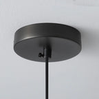 Contemporary Luxury Conical Dome Brass Wood 1-Light Pendant Light For Living Room