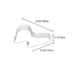 Contemporary Creative Cartoon Kids Tooth Iron Acrylic LED Flush Mount Ceiling Light For Living Room