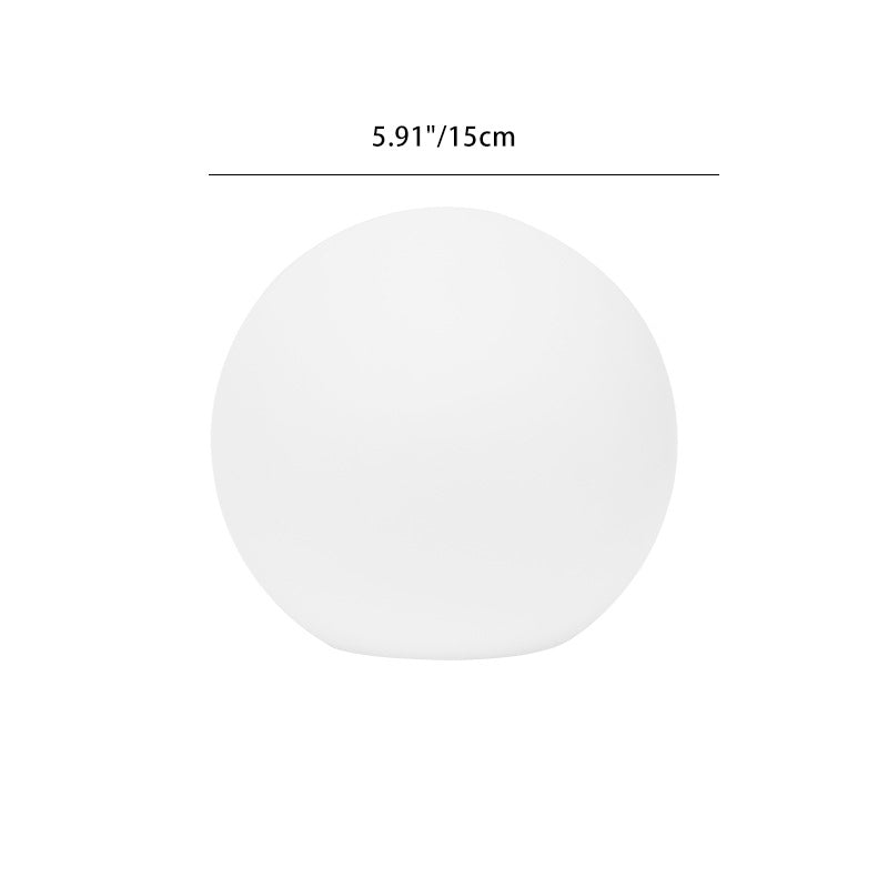 Modern Minimalist Solar Waterproof Globe Plastic PE LED Outdoor Lawn Landscape Light For Garden Lumendat