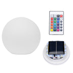 Modern Minimalist Solar Waterproof Globe Plastic PE LED Outdoor Lawn Landscape Light For Garden Lumendat