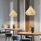 Contemporary Creative Irregular Curved Stripe Iron Acrylic 1-Light Pendant Light For Bedroom