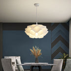 Contemporary Scandinavian Wave Multi-Tier Hardware Acrylic 1-Light Pendant Light For Living Room