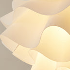 Contemporary Scandinavian Wave Multi-Tier Hardware Acrylic 1-Light Pendant Light For Living Room