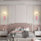 Contemporary Scandinavian Cartoon Kids Bear Balloon Resin PVC 1-Light Wall Sconce Lamp For Bedroom