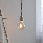 Traditional Japanese Art Oval Arrow Mini Ceramic 1-Light Pendant Light For Bedroom