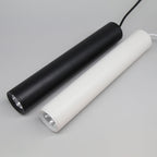 Modern Minimalist Cylinder Long Tube Die-cast Aluminum Acrylic LED Pendant Light for Living Room