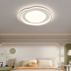 Modern Minimalist Clouds Irregular Aluminum Iron Acrylic LED Flush Mount Ceiling Light For Living Room