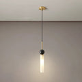 Contemporary Scandinavian Cylinder Spherical Disc Copper Marble Acrylic 1/2 Light Pendant Light for Bedroom BulbSquare