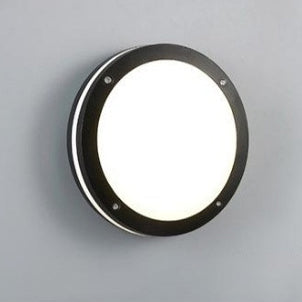 Modern Minimalist Waterproof Round Ring Stripe Aluminum Pc LED Flush Mount Ceiling Light for Outdoor Patio