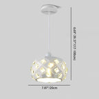 Contemporary Scandinavian Rhombus Pineapple Crushed Diamonds Disc Base Hardware Crystal 1-Light Pendant Light For Living Room