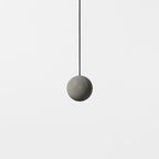 Contemporary Scandinavian Planets Moon Cement Aluminum Acrylic 1-Light Pendant Light For Bedroom
