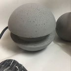 Contemporary Scandinavian Planets Moon Cement Aluminum Acrylic 1-Light Pendant Light For Bedroom