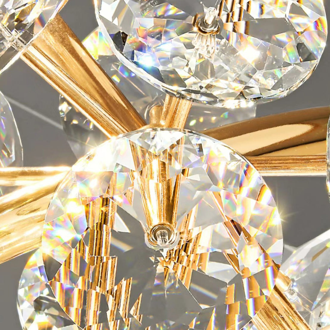 Modern Luxury Ball Multi Round Hardware Crystal LED Pendant Light For Bedroom