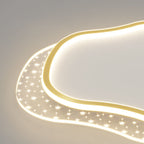 Contemporary Scandinavian Cloud Star Ball Hardware Acrylic LED Flush Mount Ceiling Light For Bedroom