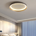 Modern Luxury Round Star Iron Aluminum Acrylic LED Flush Mount Ceiling Light For Bedroom