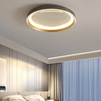 Modern Luxury Round Star Iron Aluminum Acrylic LED Flush Mount Ceiling Light For Bedroom