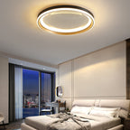 Modern Luxury Round Star Iron Aluminum Acrylic LED Flush Mount Ceiling Light For Bedroom