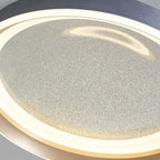 Modern Luxury Round Star Iron Aluminum Acrylic LED Flush Mount Ceiling Light For Bedroom