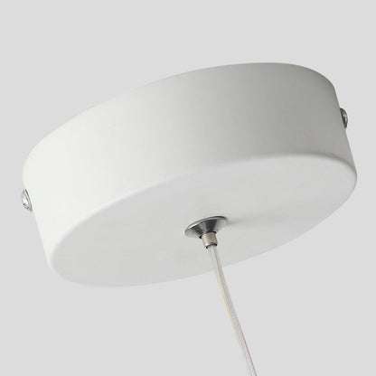 Modern Minimalist Bend Wrap Triangle Aluminum Acrylic LED Pendant Light for Living Room