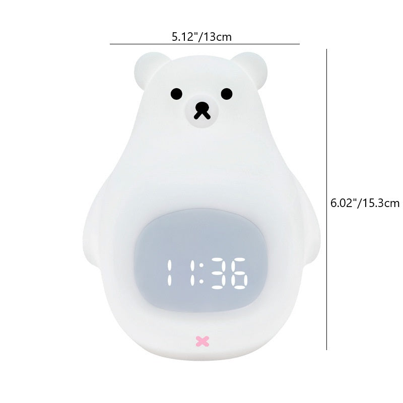 Lumendat Contemporary Creative Cartoon Kids Bear ABS Silicone PC LED Table Lamp For Bedroom Lumendat