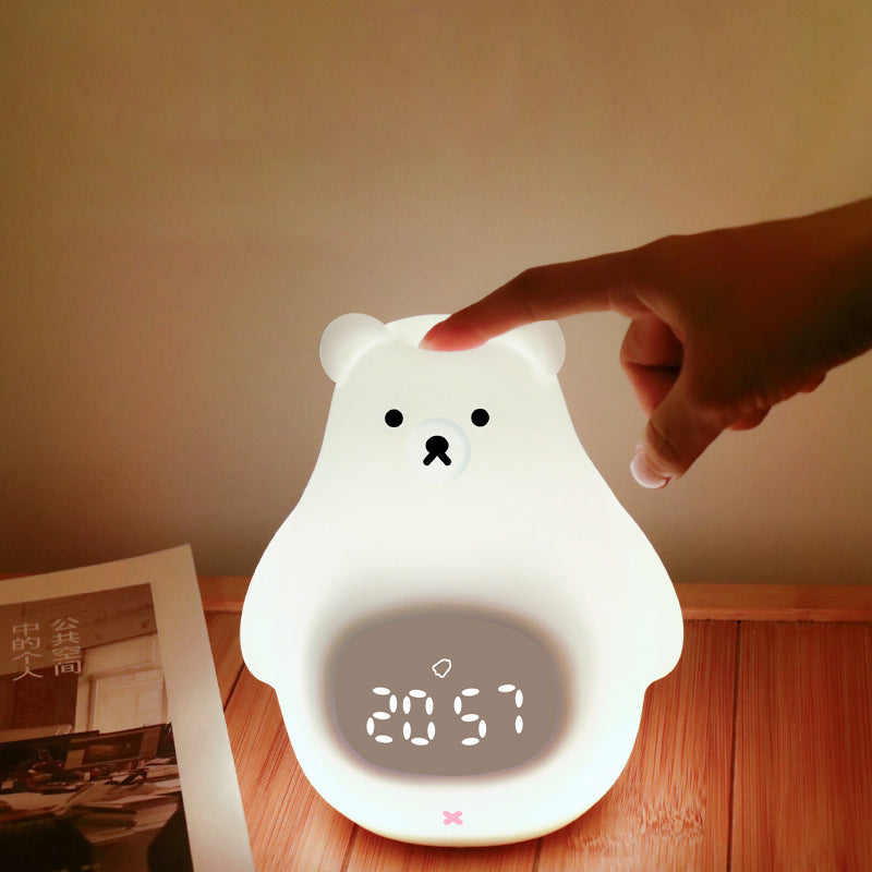 Lumendat Contemporary Creative Cartoon Kids Bear ABS Silicone PC LED Table Lamp For Bedroom Lumendat