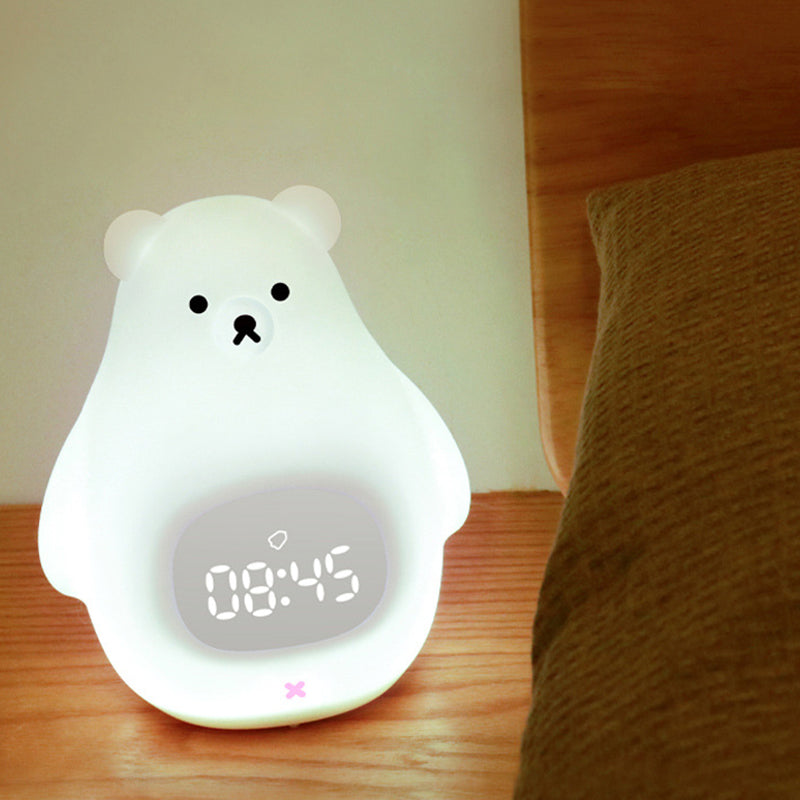 Lumendat Contemporary Creative Cartoon Kids Bear ABS Silicone PC LED Table Lamp For Bedroom Lumendat