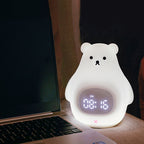 Lumendat Contemporary Creative Cartoon Kids Bear ABS Silicone PC LED Table Lamp For Bedroom Lumendat