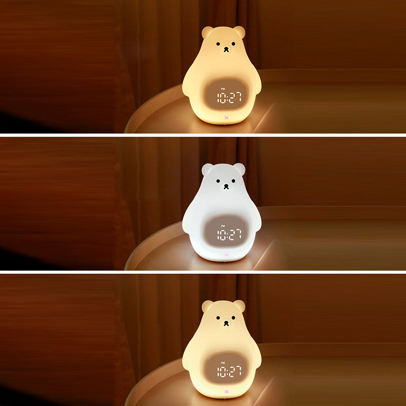 Lumendat Contemporary Creative Cartoon Kids Bear ABS Silicone PC LED Table Lamp For Bedroom Lumendat