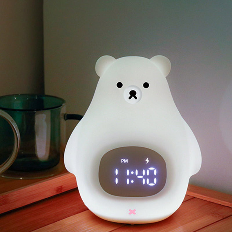 Lumendat Contemporary Creative Cartoon Kids Bear ABS Silicone PC LED Table Lamp For Bedroom Lumendat