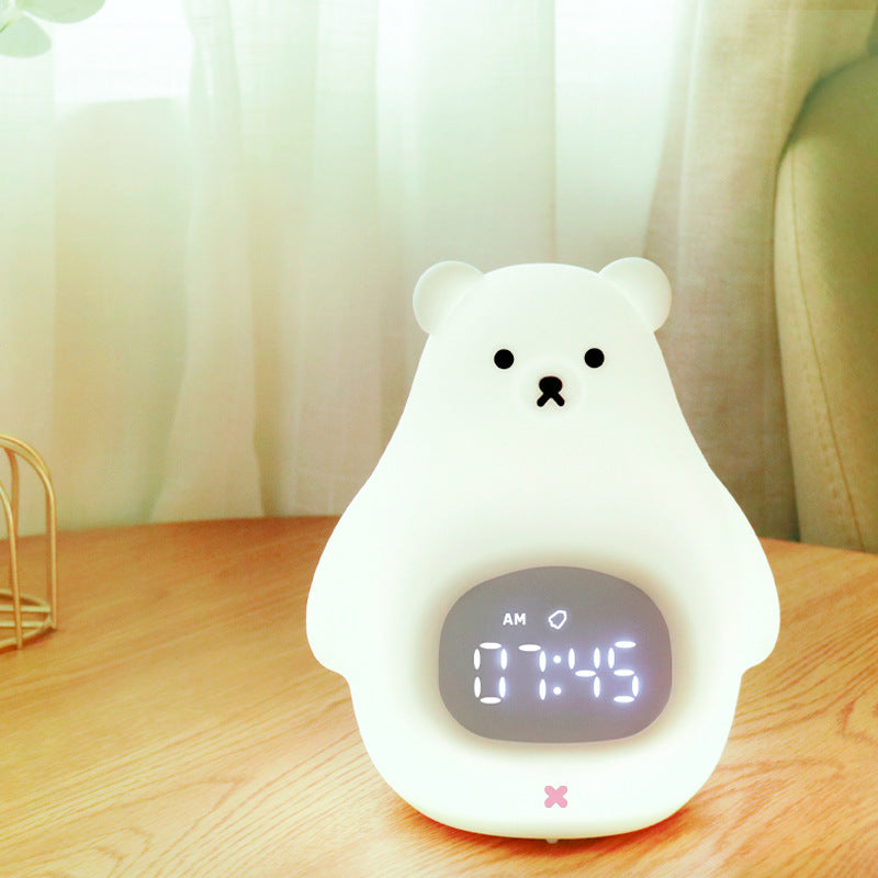 Lumendat Contemporary Creative Cartoon Kids Bear ABS Silicone PC LED Table Lamp For Bedroom Lumendat
