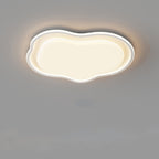 Contemporary Scandinavian Clouds Irregular Iron Acrylic LED Flush Mount Ceiling Light For Living Room