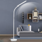 Modern Minimalist Long Pole Rectangular ABS Aluminum LED Standing Floor Lamp For Living Room Lumendat