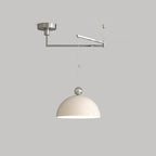 Contemporary Scandinavian Semicircle Ball Long Iron LED Pendant Light For Living Room
