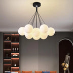 Contemporary Creative Branch Bubbles Iron Resin 7/13 Light Chandelier for Living Room BulbSquare