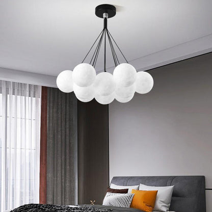 Contemporary Creative Branch Bubbles Iron Resin 7/13 Light Chandelier for Living Room