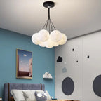Contemporary Creative Branch Bubbles Iron Resin 7/13 Light Chandelier for Living Room BulbSquare