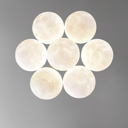Contemporary Creative Branch Bubbles Iron Resin 7/13 Light Chandelier for Living Room