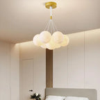 Contemporary Creative Branch Bubbles Iron Resin 7/13 Light Chandelier for Living Room BulbSquare
