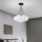Contemporary Creative Branch Bubbles Iron Resin 7/13 Light Chandelier for Living Room BulbSquare