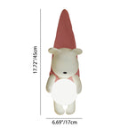 Lumendat Contemporary Creative Cartoon Kids Bear Resin Plastic 1-Light Wall Sconce Lamp For Bedroom Lumendat