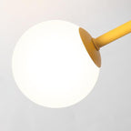 Lumendat Contemporary Creative Macaron Kids Ball Branch Disc Base 5-Light Chandelier For Bedroom Lumendat