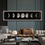 Contemporary Nordic Earth Moon Acrylic Round LED Wall Sconce Lamp For Bedroom