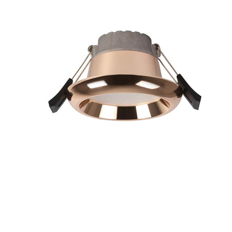 Modern Minimalist Round Aluminum Acrylic LED Downlight Flush Mount Ceiling Light for Living Room