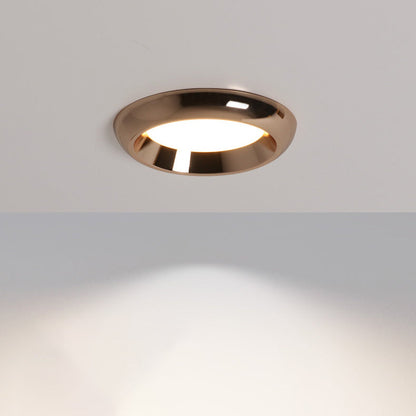 Modern Minimalist Round Aluminum Acrylic LED Downlight Flush Mount Ceiling Light for Living Room