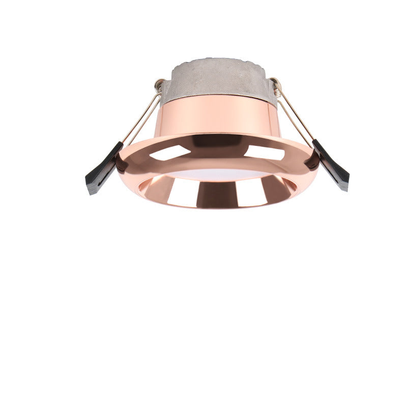 Modern Minimalist Round Aluminum Acrylic LED Downlight Flush Mount Ceiling Light for Living Room