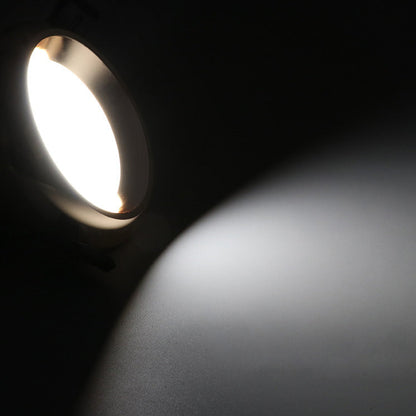 Modern Minimalist Round Aluminum Acrylic LED Downlight Flush Mount Ceiling Light for Living Room
