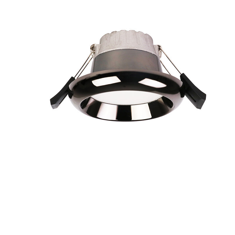 Modern Minimalist Round Aluminum Acrylic LED Downlight Flush Mount Ceiling Light for Living Room