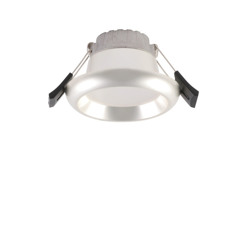 Modern Minimalist Round Aluminum Acrylic LED Downlight Flush Mount Ceiling Light for Living Room