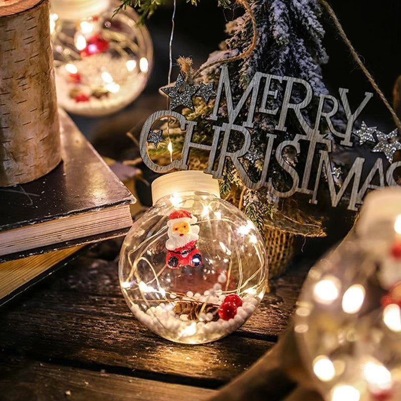 Contemporary Creative Christmas Tree Snowman LED Decoration String Lights For Living Room Lumendat
